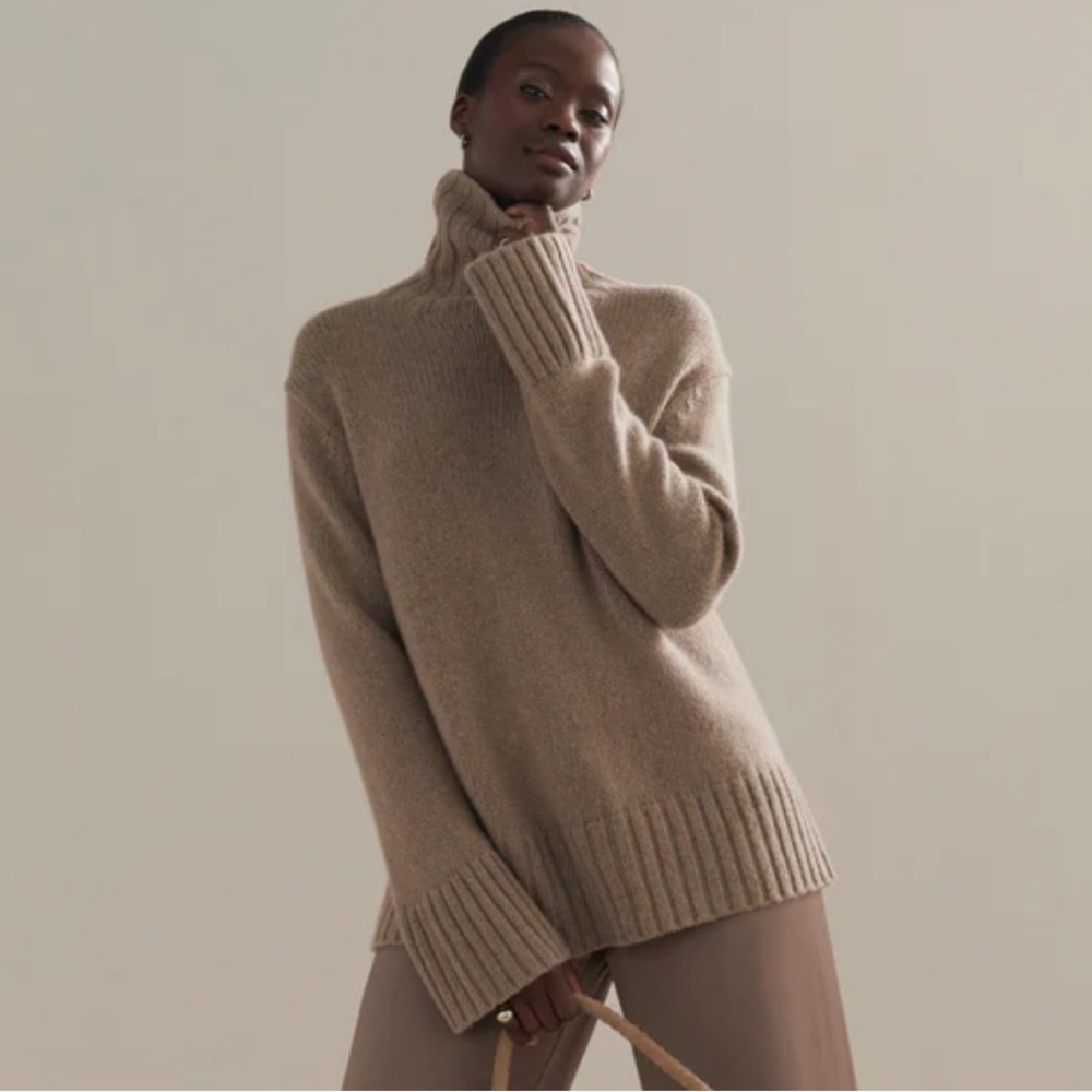 Jenni Kayne Cashmere Jet Turtleneck